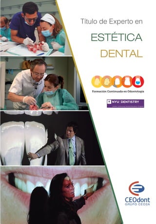 Formación Continuada en Odontología
Título de Experto en
GRUPO CEOSA
ESTÉTICA
DENTAL
 