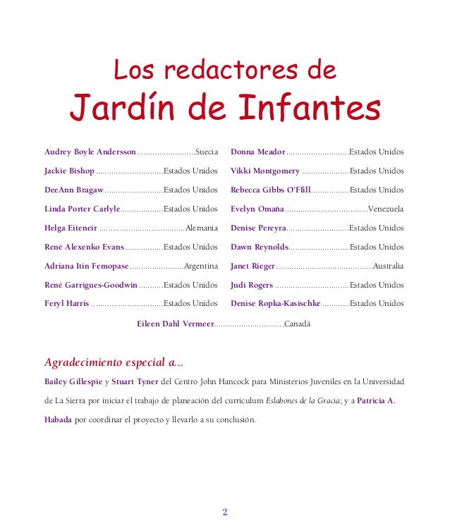 Folleto Infantes segundo trimestre 2014