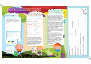 INSCRIPCIÓN
Nombreyapellidos:.....................................................................................................Fechadenacimiento:....................................................
Dirección:.......................................................................................................................................Teléfono:...................................................
Enfermedadesimportantes:....................................................Tomademedicación:........................................................................................
Otrosdatosdeinterés:.......................................................................................................................................................................................
Nombreyapellidosdelospadres:...................................................................................Teléfonodecontacto:...............................................
Trabajan:MadreSiNoPadreSiNoHorario:.................................................
HorariohabitualdelaJugueteca:.........................................................................................................
Mesesautilizar:JulioAgostoSeptiembre
La jugueteca está dirigida para los niños de entre
3 y 10 años empadronados en el municipio y
cuyos padres trabajen o estén en formación para
el empleo.
Habilitaremos tres espacios en los colegios de
Liencres, Arce y Parbayón.
¿QUÉ HAREMOS?
* Talleres.
* Actividades físicas.
* Juegos.
JUGUETECA
CRITERIOS
DE ADMISIÓN
FECHAS PARA LA JUGUETECA:
Se abrirá los meses de julio, agosto y hasta
el día 5 de septiembre.
Los niños/as podrán comer allí, traerán
comida de casa.
HORARIO DE LA JUGUETECA:
El horario que se elija será el que
se cumpla.
a8h. 20h.
NOTA:
El horario de perma-
nencia de los niños/as
coincidirá con el horario
laboral de sus padres y
no superará las 9 horas
diarias.
La Unidad Familiar (padres y hermanos) tiene que
estar empadronada en el momento de la inscripción.
No se admitirán empadronamientos posteriores.
Ambos padres han de estar trabajando.
No superar los umbrales de renta establecidos:
Nº de miembros Ingresos
de la unidad familiar (casillas de la declaración
de la renta 455 + 465)
Hasta 3 miembros 31.619,5 euros
4 miembros 33878,25 euros
5 miembros 36.136,8 euros
6 miembros 38.395,35 euros
7 miembros 40.653,9 euros
Si sobran plazas, las restantes se adjudicarán me-
diante sorteo a los que no superen 42.912,44 euros.
Los/as niños/as deben tener entre 3 y 10 años
cumplidos al inicio de la Jugueteca.
NOTAS:
* Los Servicios Sociales reservarán un número de
plazas (15%) para aquellas situaciones familiares y
sociales que el equipo valore necesario, (necesidades
educativas especiales, cargas familiares,...)
* Si el nº de niños/as es menor de 4 durante 3hrs,
esa jugueteca no permanecerá abierta por no ser
beneﬁcioso para los niños/as ni para el buen
funcionamiento de la actividad.
PROCEDIMIENTO
DE ADMISIÓN
Las solicitudes serán valoradas por el equipo de
Servicios Sociales, pudiendo requerir a los interesa-
dos para que en el plazo de diez días subsanen la
documentación aportada, en su caso, bajo apercibi-
miento de que de no hacerlo en dicho plazo se les
tendrá por desistidos en su solicitud, previa resolu-
ción que así lo dictamine.
Del día 2 de junio al 6 de junio se publicará una lista
provisional de admitidos en las Oﬁcinas Municipales
y en la página Web del Ayuntamiento, establecién-
dose un plazo de reclamaciones del 9 al 13 de junio.
El día 16 de junio (o siguiente día hábil) se publica-
rá la lista deﬁnitiva de admitidos.
En el caso de los niños/as admitidos en la Jugueteca
deberán de realizar el pago antes del día 20 de junio.
De no hacerse dentro de este plazo, se le dará como
desistido.
Cuando el número de niños inscritos y que
cumplan los requisitos establecidos supere el
número de plazas dispuestas para la actividad de
Jugueteca, se realizará un sorteo público el 23 de
mayo (o día siguiente hábil).
Si sobraran plazas estas se adjudicarán mediante
sorteo público, en presencia del secretario del
Ayuntamiento o en su ausencia del interventor, o
persona en quien delegue el día 26 de junio
(o siguiente día hábil).
No se realizará devolución del pago salvo causa
mayor justiﬁcada.
Nº CUENTA donde efectuar el ingreso: E 20S89 48 2178 72 3400000119
SivaafaltaralaJuguetecadebeindicarse:...................................................................................ComeenlaJugueteca:
Si
No
 