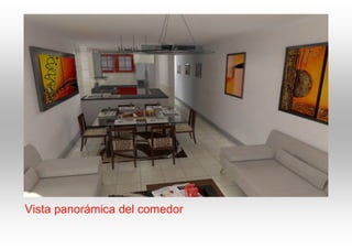 Vista panorámica del comedor
 