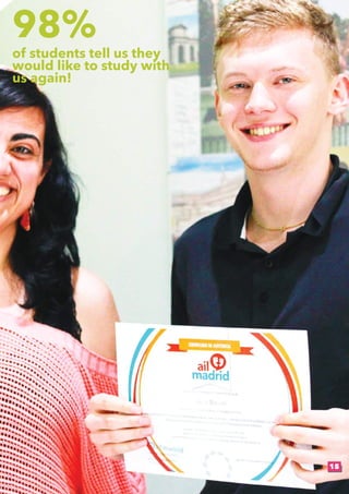 of students tell us they
would like to study with
us again!
98%
15
 