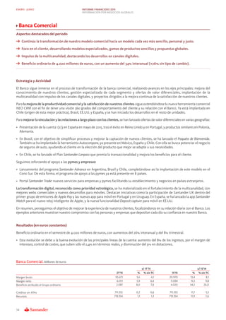 2T15 Resultados Banco Santander Informe financiero