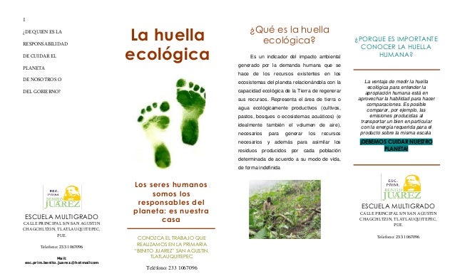 1 ¿Qué es la huella¿DE QUIEN ES LARESPONSABILIDAD ...
