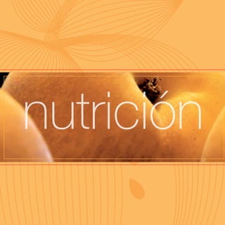 nutrición
 