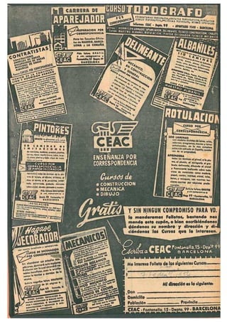 Publicidad CEAC años 40