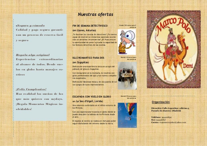 como hacer folletos