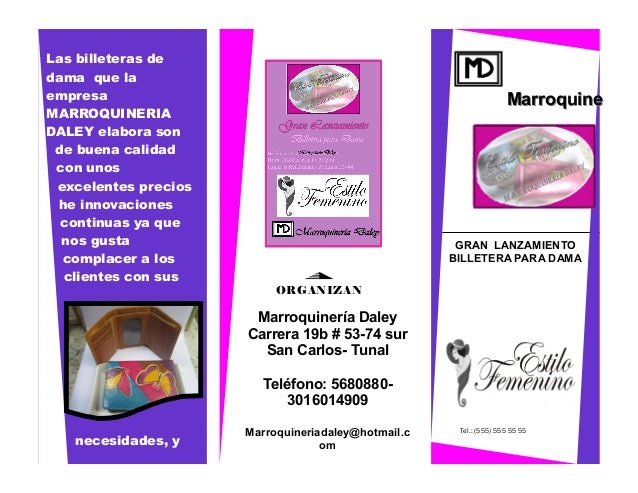 Folleto evento