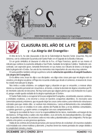 ORDEN FRANCISCANA SEGLAR - Zona Castellana de San Gregorio Magno
Blog «El Señor me dio hermanos»: ofszonafranciscanasangre...