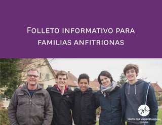 Folleto informativo para
familias anfitrionas
España
 