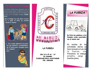 Folleto la fuerza