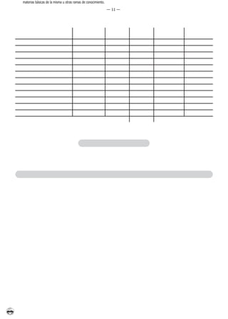 materias básicas de la misma u otras ramas de conocimiento.
                                                              — 11 —
 