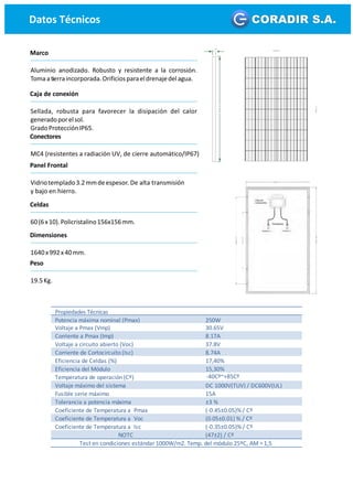 Folleto panel solar_250 | PDF