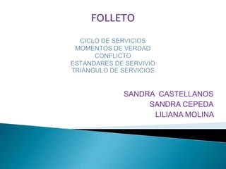 SANDRA CASTELLANOS
     SANDRA CEPEDA
      LILIANA MOLINA
 