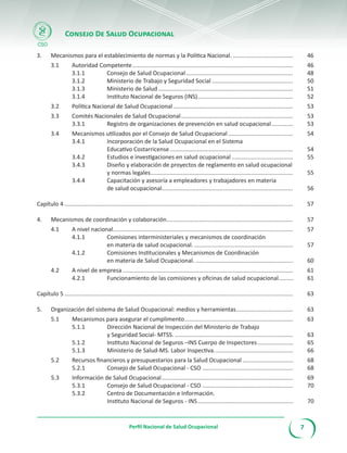 Folleto perfil Salud Ocupacional en Costa Rica | PDF