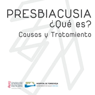 Información para pacientes con Presbiacusia