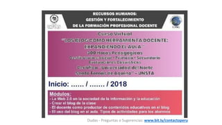 Dudas - Preguntas o Sugerencias: www.bit.ly/contactoperu
 
