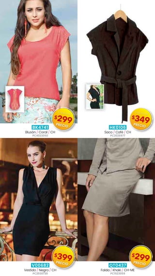 BK4741
Blusón / Coral / CH
PC4023050
HK0106
Saco / Café / CH
PC2026977
V00682
Vestido / Negro / CH
PC2030730
QT0437
Falda / Khaki / CH-ME
PC1523059
$299
Especial
PRECIO
$349
Especial
PRECIO
$399
Especial
PRECIO
$299
Especial
PRECIO
 