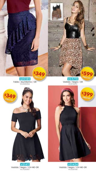 Q00185
Falda / Azul Marino / GR
PC2926994
VC5710
Vestido / Negro / GR
PC6746113
V01411
Vestido / Negro / CH-ME-GR
PC7526997
V01424
Vestido / Negro / CH-ME-GR
PC1230749
$349
Especial
PRECIO
$599
Especial
PRECIO
$349
Especial
PRECIO
$399
Especial
PRECIO
 