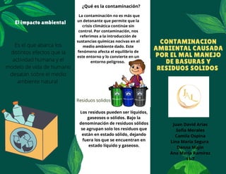 Folleto Tríptico de Cuidado Ambiental  y Reciclaje Moderno Ilustrado.pdf