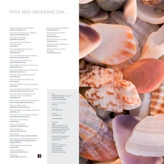 Pa r a m Á S IN Fo r m a c I ÓN...


Autoritat Portuària de les Illes Balears        Web oficial de Turismo de Baleares
www.portsdebalears.com                          www.illesbalears.es
Asociación de Clubs Náuticos de Baleares        Web de Información Turística
www.acnauticosbaleares.com                      de Formentera
                                                www.formentera.es
Portal Náutico de Baleares
www.balearsnautic.com                           Web oficial de Turismo de Ibiza
                                                www.ibiza.travel
Federación de Empresas Náuticas
de las Illes Balears                            Web oficial de Turismo de Menorca
www.fenib.es                                    www.menorca.es
Asociación de Instalaciones Náutico             Web de Información Turística
Deportivas de Baleares                          de Mallorca
www.anade.info                                  www.infomallorca.net
Asociación Española de Estaciones Náuticas
www.estacionesnauticas.info
Estación Náutica de Santa Eulalia
www.ensantaeulalia.com
Estación Náutica de Sant Antoni/Sant Josep
www.venaibiza.com
Asociación de Náutica de Ibiza y Formentera
www.nauticas-ibiza.com
Federación Española de Alquiler Náutico
www.fenan.org
Asociación Española de Grandes Yates
www.aegy.org
Asociación de Empresas Náuticas de Baleares
www.aenb.es
Asociación Menorquina de Empresas Náuticas
www.asmen.empresademenorca.org
Asociación Provincial de Empresarios de                Edita
Actividades Marítimas de Baleares                      IBaTUr, Institut Balear de Turisme
www.apeam.com                                          conselleria de Turisme
                                                       govern de les Illes Balears
Asociación de Consultores y Gestores Náuticos
www.consultoresygestoresnauticos.es                    Concepto creativo y diseño
Federación Balear de Vela                              www.di7.es
www.federacionbalearvela.org                           Traducción
Federación Balear de Actividades Subacuáticas          www.e-traducta.com
www.fdbas.com
                                                       Impresión
Asociación de Centros de Buceo de Mallorca             www.planobal.com
www.mallorcadivecenters.com
                                                       DL. Pm/2198/2009
Puertos de las Islas Baleares
www.portsib.es                                         Fotografías
Proyecto LIFE Posidonia                                Ibatur
www.balearslifeposidonia.eu                            © Jaume capellà, Pere coll,
                                                       antonio garrido, giorgio gatti,
Museo de Mallorca                                      gaspar monroig, manuela muñoz,
www.museudemallorca.es                                 Lluís real, manu San Felix,
                                                       Pep vicens, J.J. fotògraf.
Museo del Mar
www.a-soller.tiscalibiz.com/museudelamar               © antonio cirer, Nico martínez,
                                                       vicenç Negre, Biel Servera,
Parque Nacional del Archipiélago de Cabrera
                                                       Sebastià Torrens.
http://reddeparquesnacionales.mma.es/
parques/cabrera                                        Otras fotos
Instituto Nacional de Meteorología                     cedidas por STP, Servicios
www.aemet.es                                           Técnicos Portuarios,
                                                       autoritat Portuaria,
Salvamento Marítimo                                    camper&Nicholsons,
www.salvamentomaritimo.es                              alcudiamar y marina Ibiza.
Emergencias
www.emergencias112.net
 