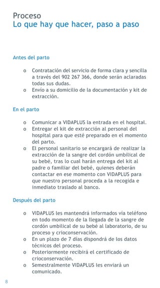 Conservacion sangre de cordon umbilical