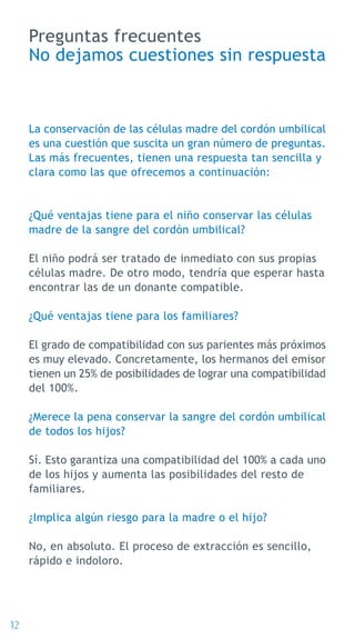 Conservacion sangre de cordon umbilical