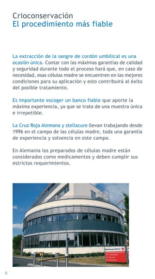 Conservacion sangre de cordon umbilical