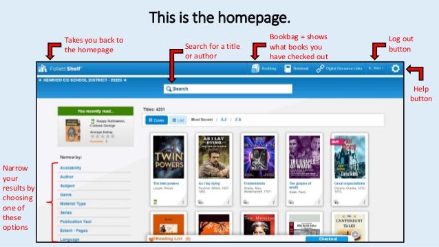 Image result for follett shelf