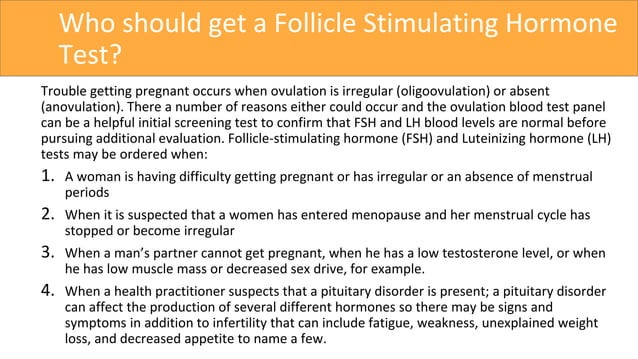 Follicle Stimulating Hormone(FSH) | PDF