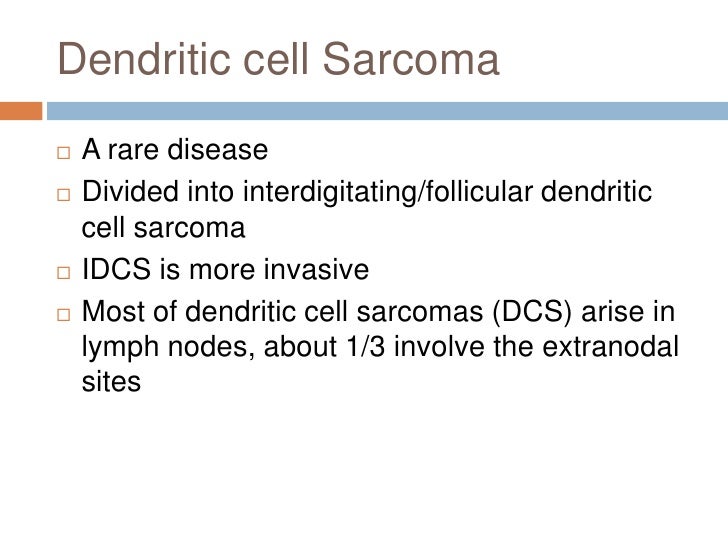 Follicular Dendritic Cell Sarcoma