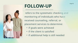 Follow-Up in Guidance Programs and Research, Evaluation,.pptx