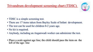 Trivandrum Development Screening Chart.pdf Follow up of high-risk newborn-1 | PPTX