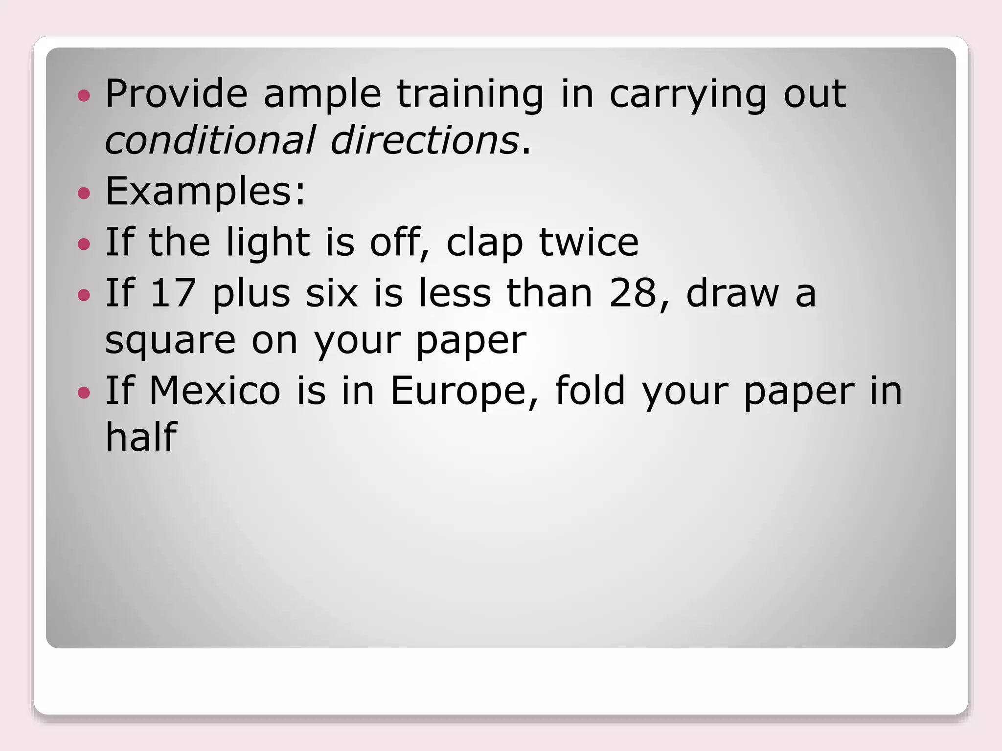 Helping the Student Having Difficulty Following Directions | PPTX