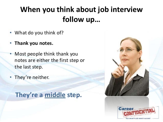 what to do after the interview