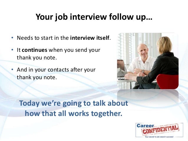 after an interview