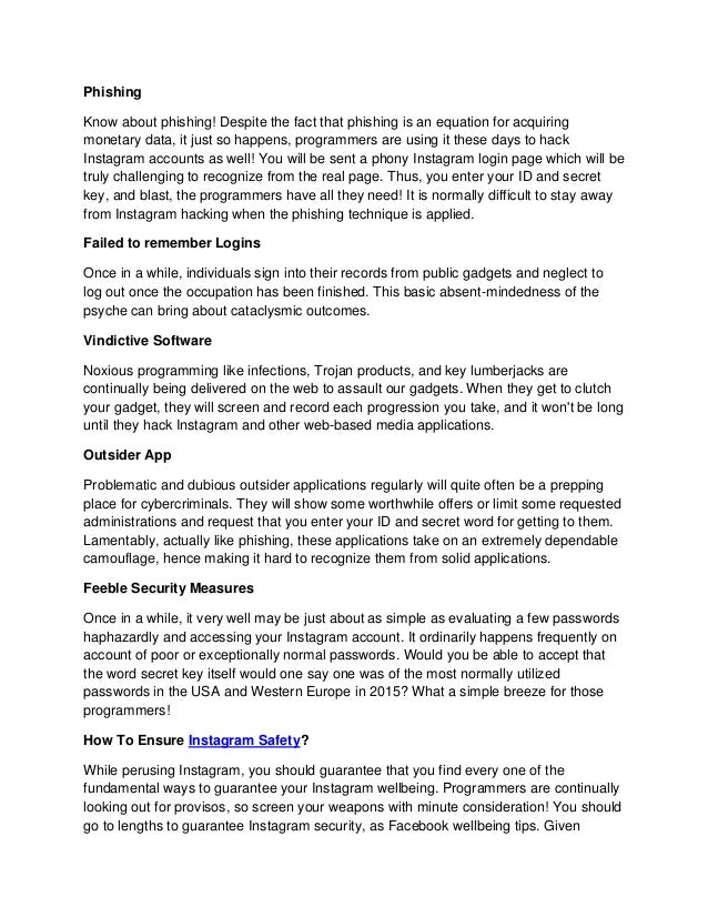 Follow Instagram Safety Tips And Avoid Instagram Hacking
