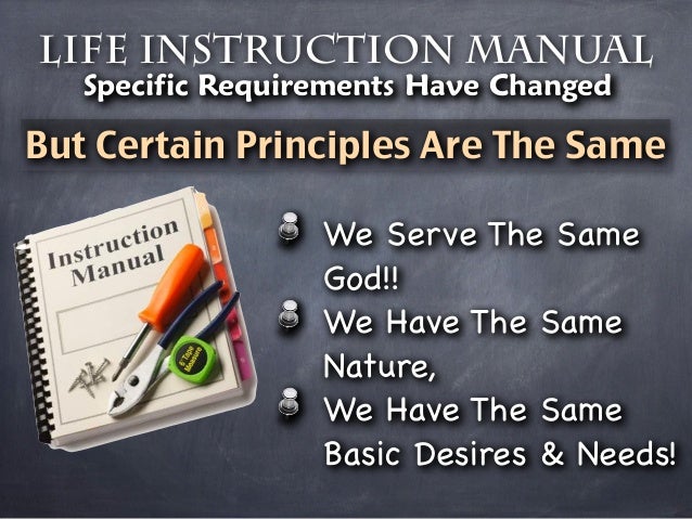 The Bible - The Life Instruction Manual