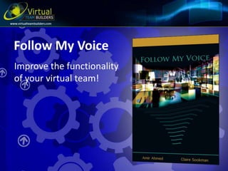 Follow My Voice
Improve the functionality
of your virtual team!
 