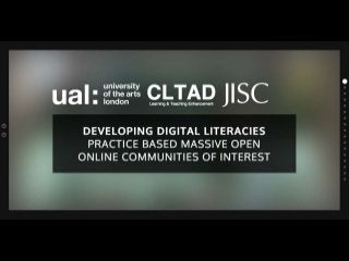  DIAL-Developing digital literacies for Practice Based Massive Open Online Communities of Interest
