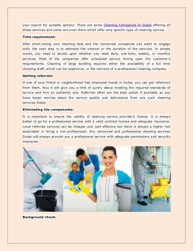 Follow this simple guide on how to hire professional cleaning services