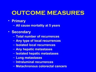 Follow Up After Colorectal Cancer Surgery | PPT