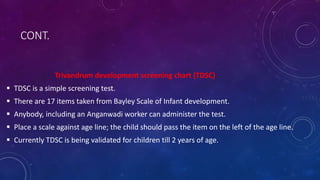 Trivandrum Develop Chart Follow up of high risk newborn | PPTX