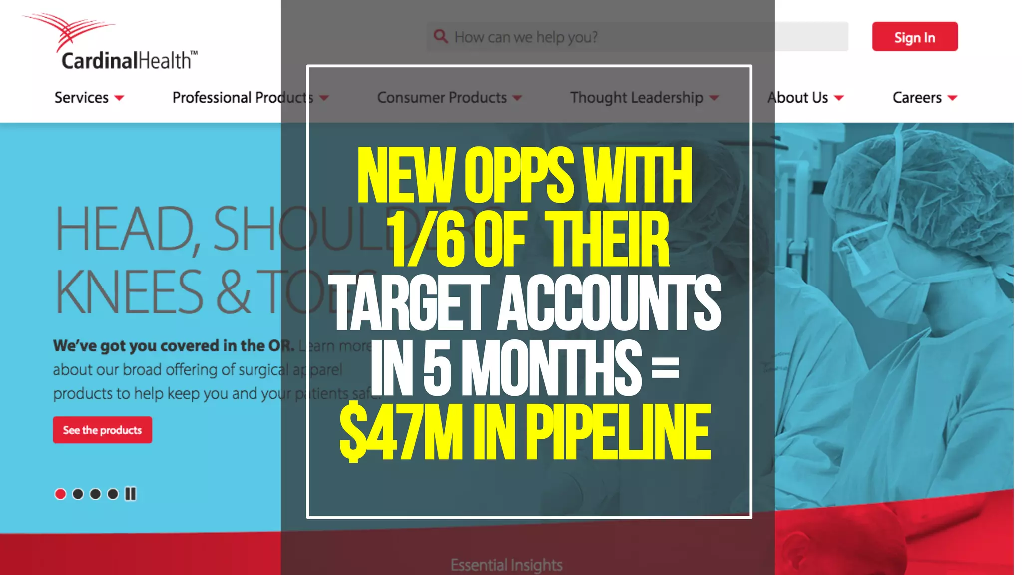 NEWOPPSWITH
1/6OF THEIR
TARGETACCOUNTS
IN5MONTHS=
$47Minpipeline
 