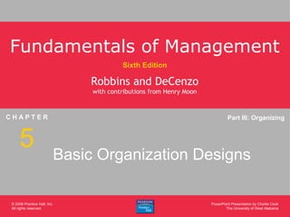 Basic Organization Designs 