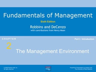 The Management Environment 