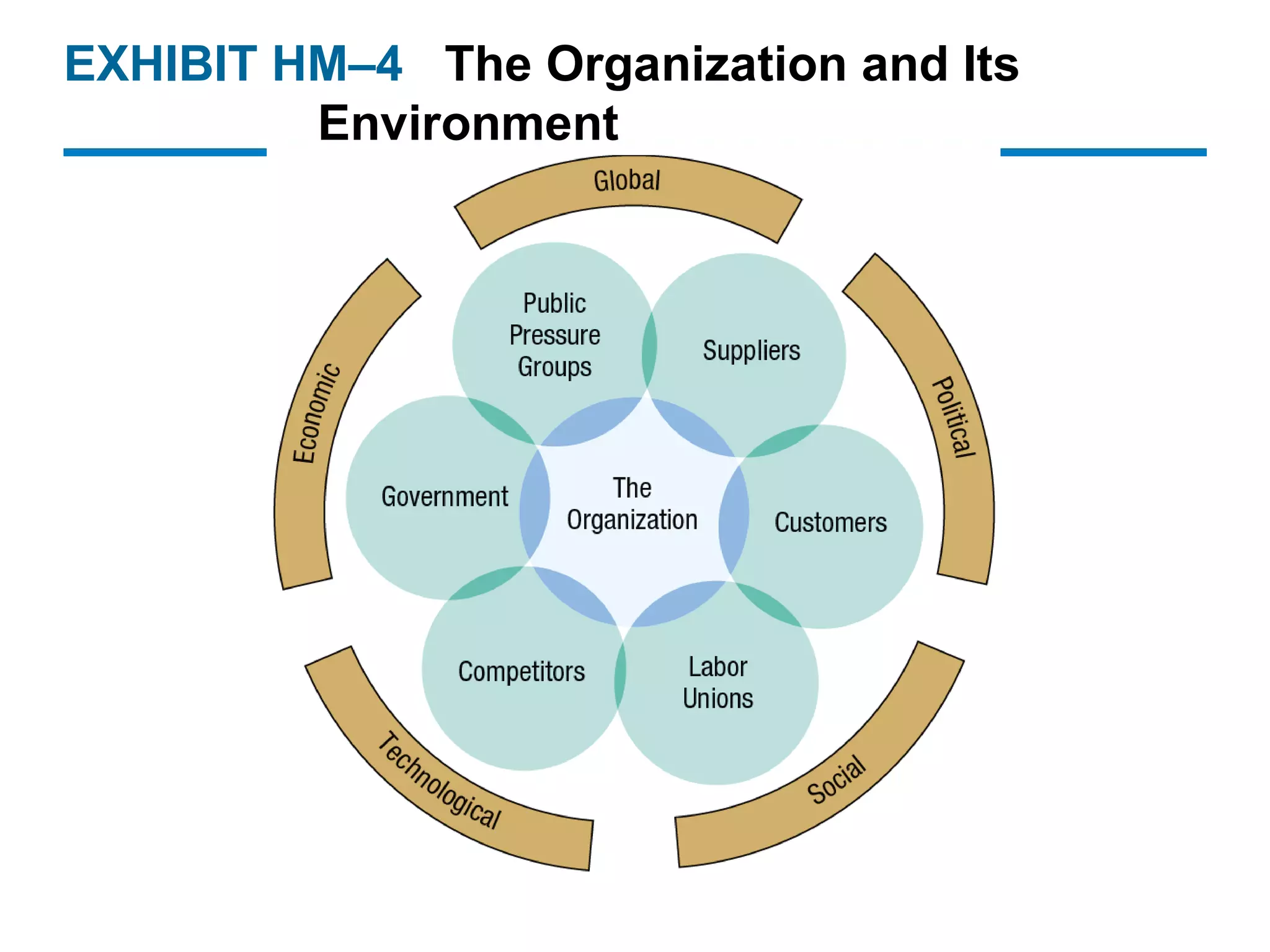 EXHIBIT HM –4 The Organization and Its Environment 