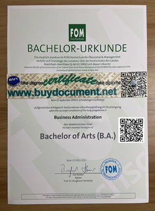 FOM diploma