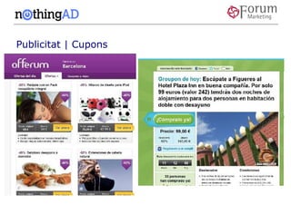 Publicitat | Cupons
 