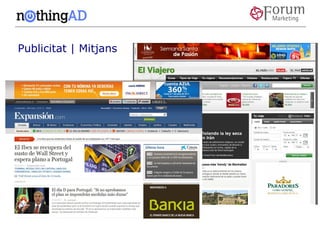 Publicitat | Mitjans
 