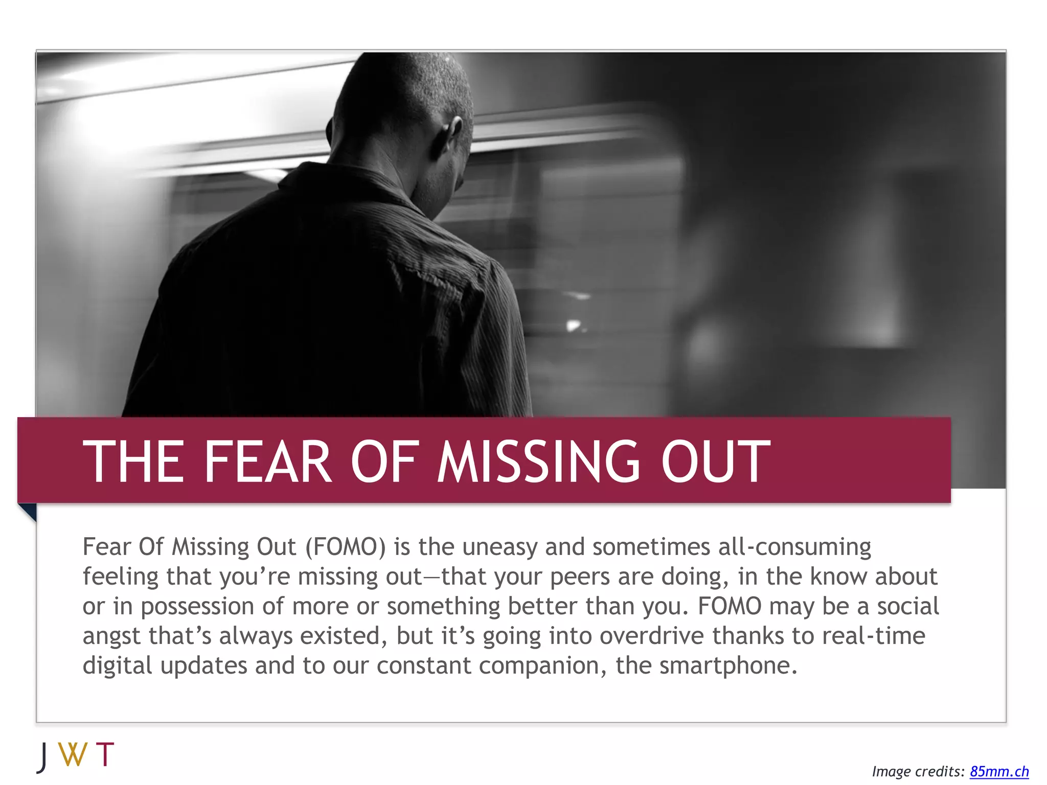 FOMO FEAR OF MISSING OUT PDF